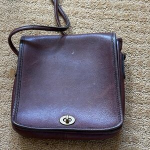 Coach Brown Leather Crossbody Bag